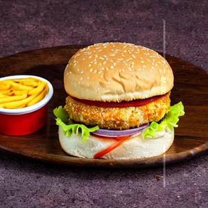 Chicken Cheese Sausage Burger
