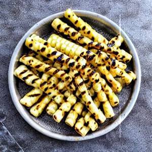White Magic Baby Corn Grilled   (White Bread)