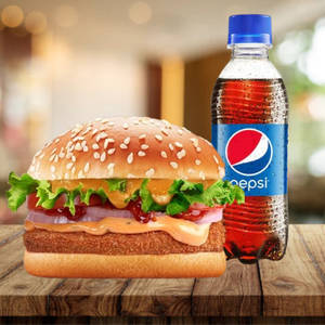 Devil Chicken Delight Burger + Pepsi 250ml