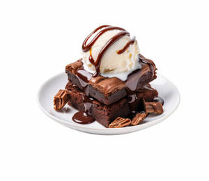 Brownie With Ice Cream