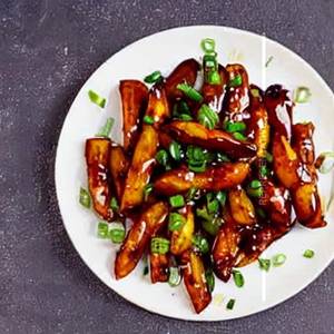 Crispy Honey Chilli Spring Potatoes