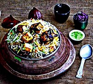 Paneer Mashroom Biryani 