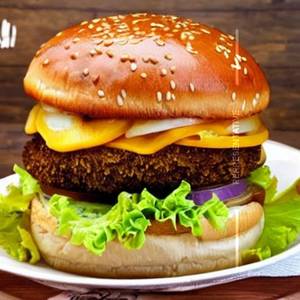 Mushroom Cheese Burger