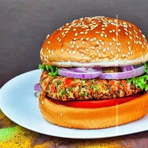 Full Loaded Veg Cheesee Grilled Burger