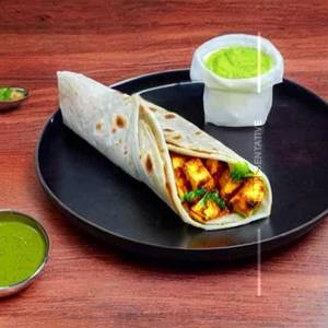 Paneer kathi wrap