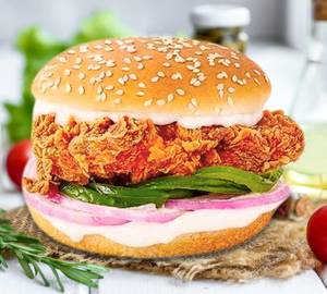 Hot Chicken Crispy Burger