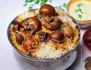 Kadai Mushroom Biryani