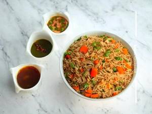 Schezwan chicken fried rice