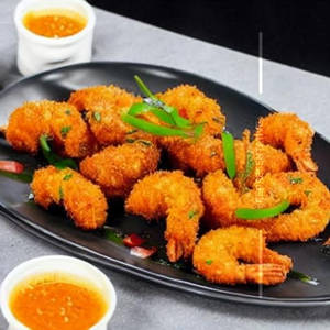 Goldern Fried Crispy Prawns