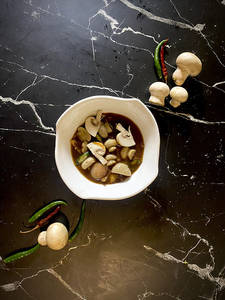 Mushroom In Choice Of Gravy