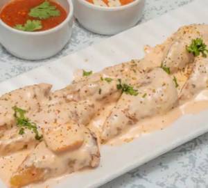 Creamy dip spring roll
