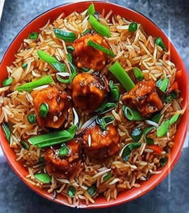 Veg Manchurian Fried Rice