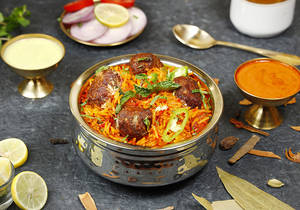 Matka Veg Kabab Biryani