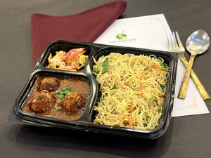 Combo Veg Manchurian With Veg Noodles