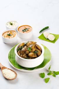 Spl Pudhina Ghee Mini Idly