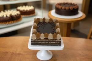 Double Delight Naked Chocolate Cake