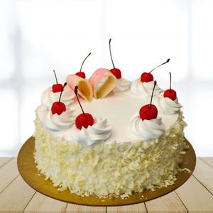 Eggless White Forest Cake 1/2 Kg