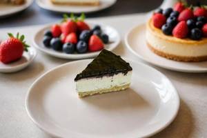 Blueberry Cheesecake Slice