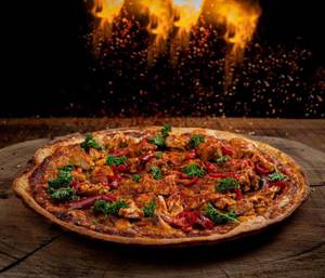 Butter Chicken Pizza