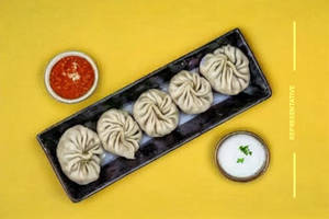 Mushroom Afghani Malai Momo