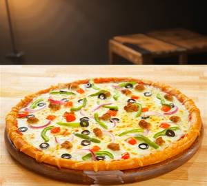 Mushroom delight pizza