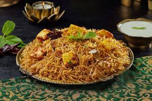 Jain Paneer Dum Biriyani