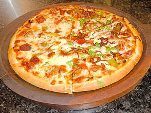 Chicken Half And Half Pizza