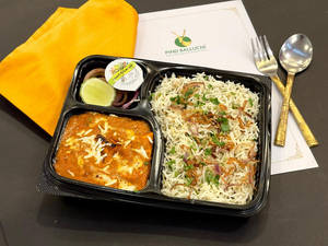 Combo Paneer Tikka Lababdar With Jeera Rice