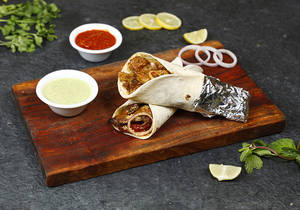 Veg Chicken Tikka Roll