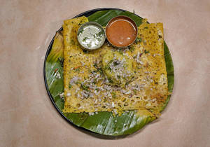 Rava Onion Masala Dosa