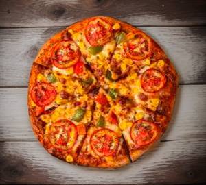 Tangy tomato pizza