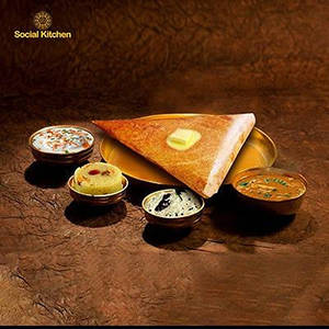 Butterticyous Combo-butter Dosa+single Curd +sweet Kesari"
