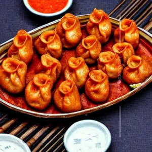 Mushroom Peri Peri Momo Sause