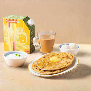 ChaiBite Aloo Parantha Combo - For Two
