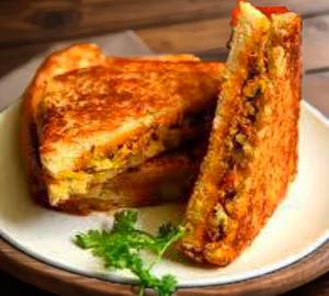Schezwan Bread Omelette