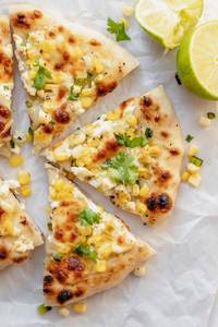 Corn pizza