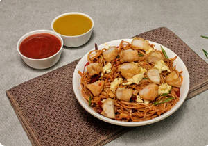 Mixed Schezwan Noodles [ Non Veg]
