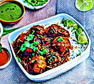 Chicken Manchurian Rice