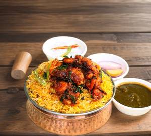 Chicken 65 biryani