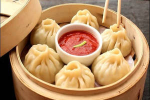 Veg Momos Steam