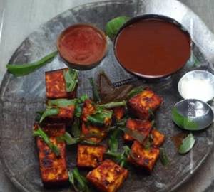 Paneer Sesame Schezwan [Dry]