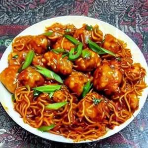 Chicken Singapore Manchurian Noodle