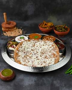 Cheesy Cheese Parantha Thali