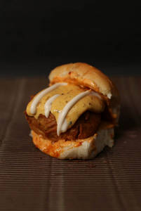 Achari Locha Vada Pao