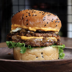 Double Smashed Buff Burger