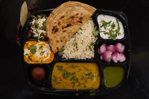 Special shahi paneer thali