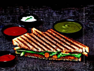 Veg Cheese Masala Grill Sandwich