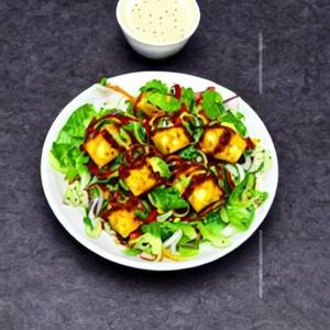 Paneer Crispy Noodles Salad - Black Pepper Mayo