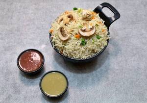 Mushroom fried rice