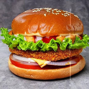 Cheese Veg Stack Burger